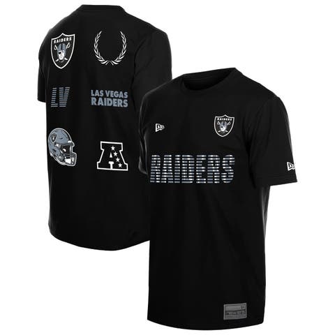 Men's New Era Black Las Vegas Raiders Match T-Shirt
