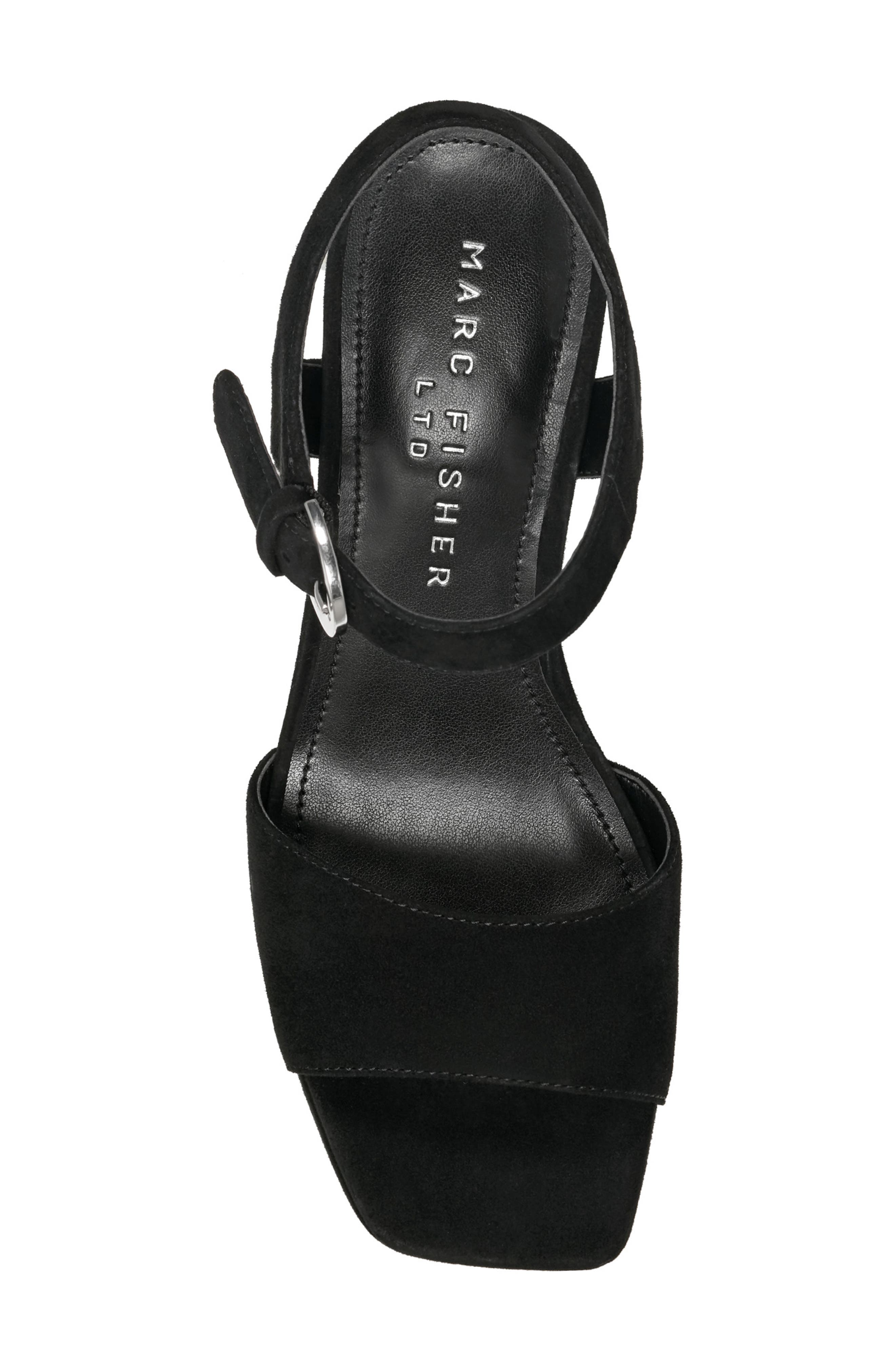 Marc Fisher LTD Cinthia Platform Sandal, Alternate, color, Black