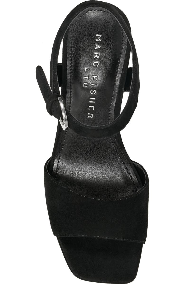 Marc Fisher LTD Cinthia Platform Sandal, Alternate, color, Black
