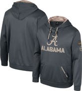 COLOSSEUM Men's Colosseum Charcoal Alabama Crimson Tide OHT Military Appreciation Pullover Hoodie