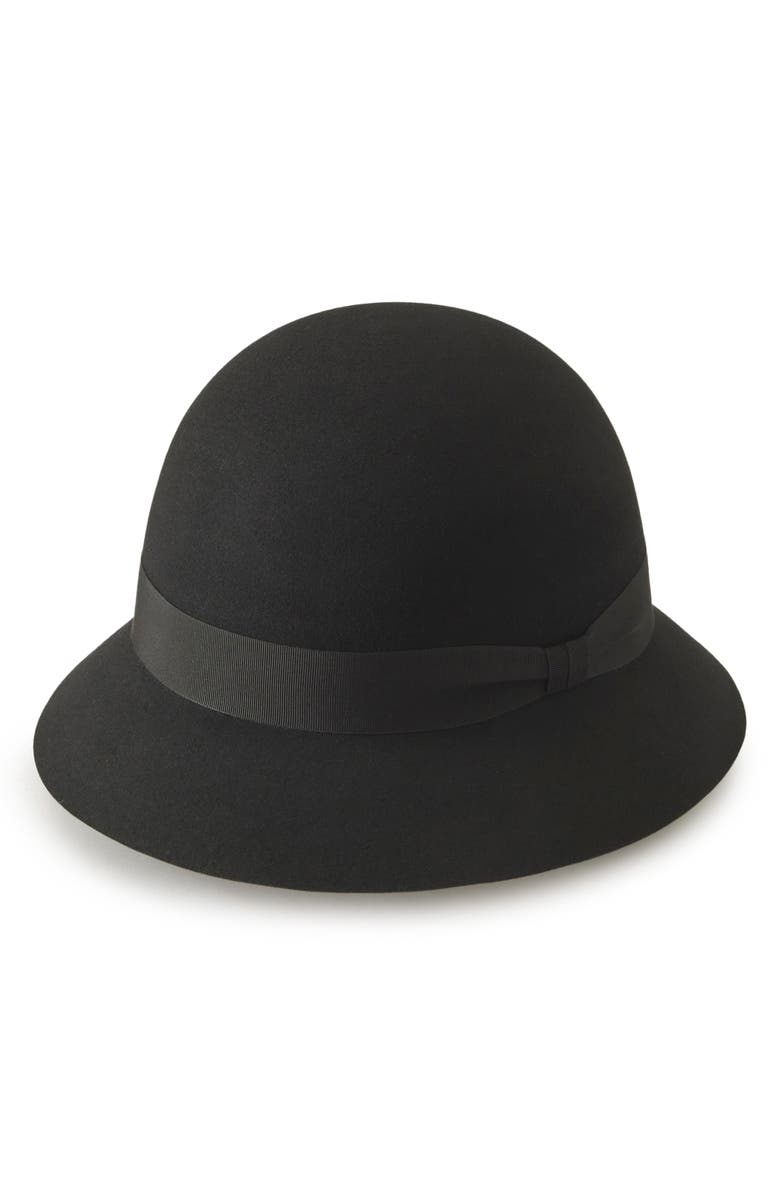 Helen Kaminski Etta Conscious Merino Wool Hat, Alternate, color, Black/Blac