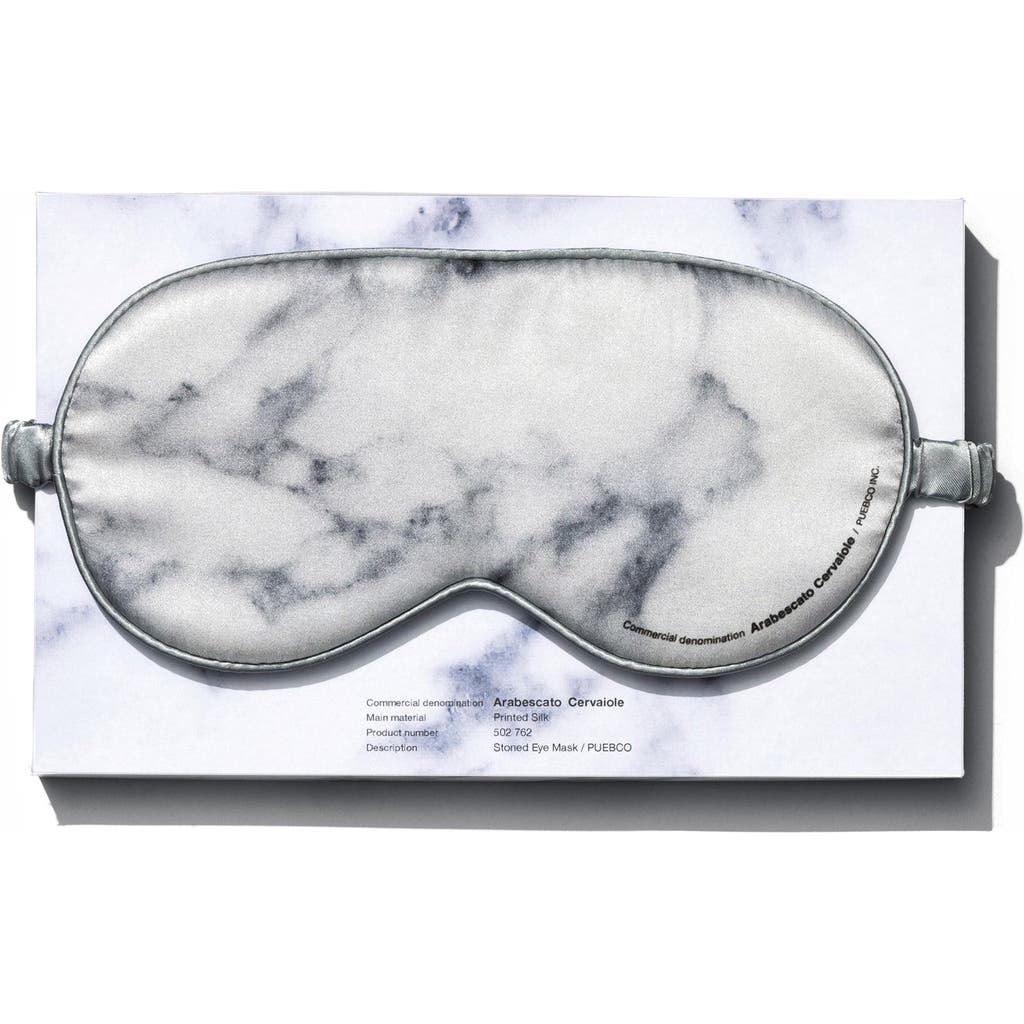 Puebco Stoned Eye Mask In Grey