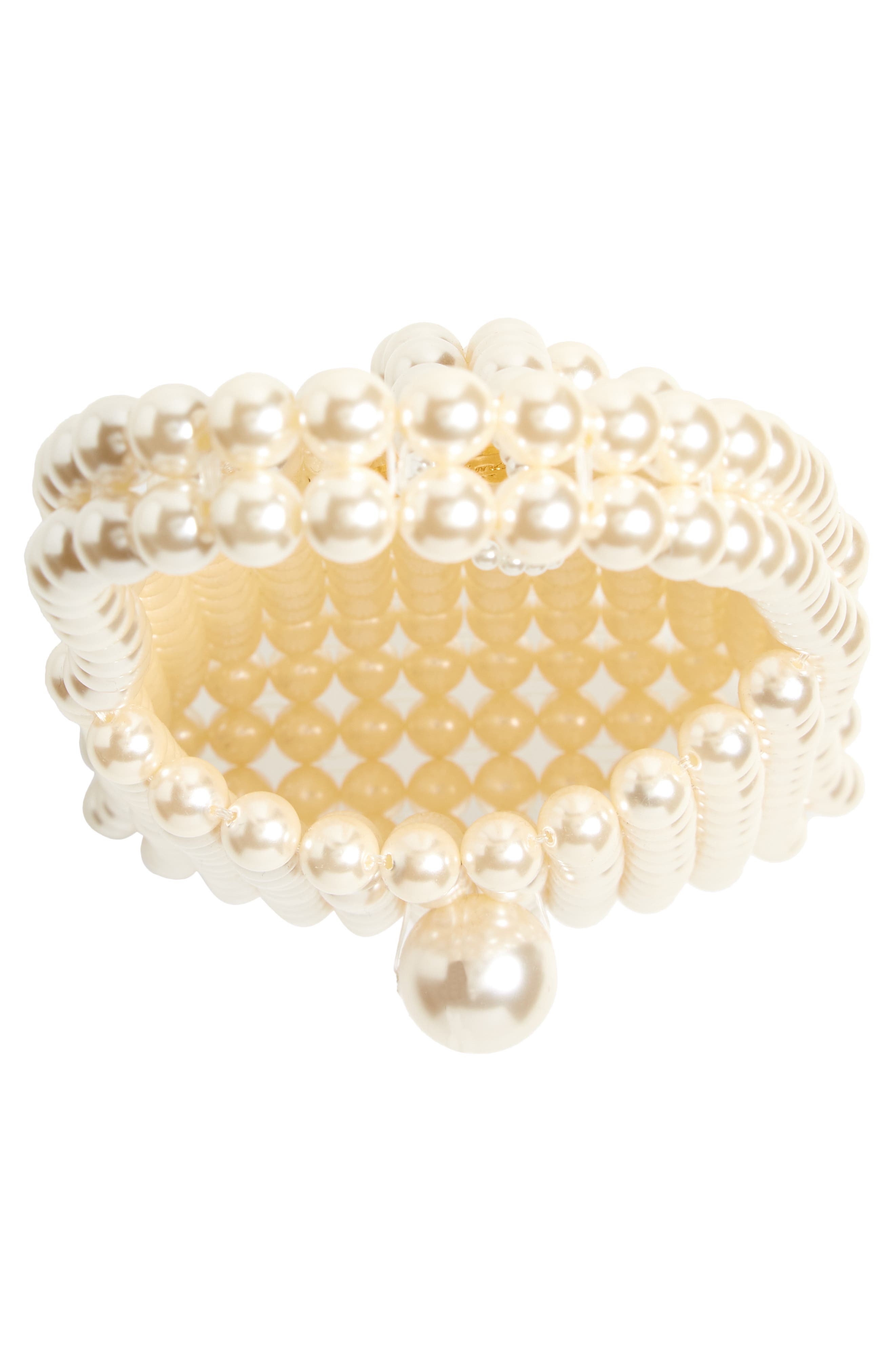 La Riviere de Galets Handbag, Alternate, color, PEARL