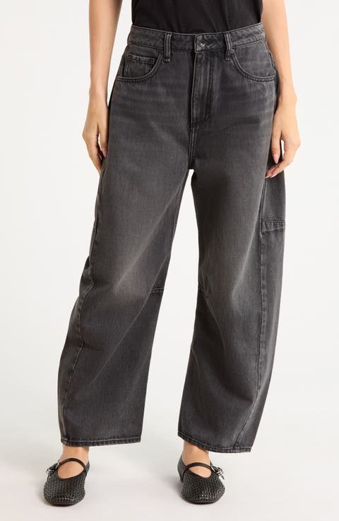 Chase High Waist Barrel Leg Jeans