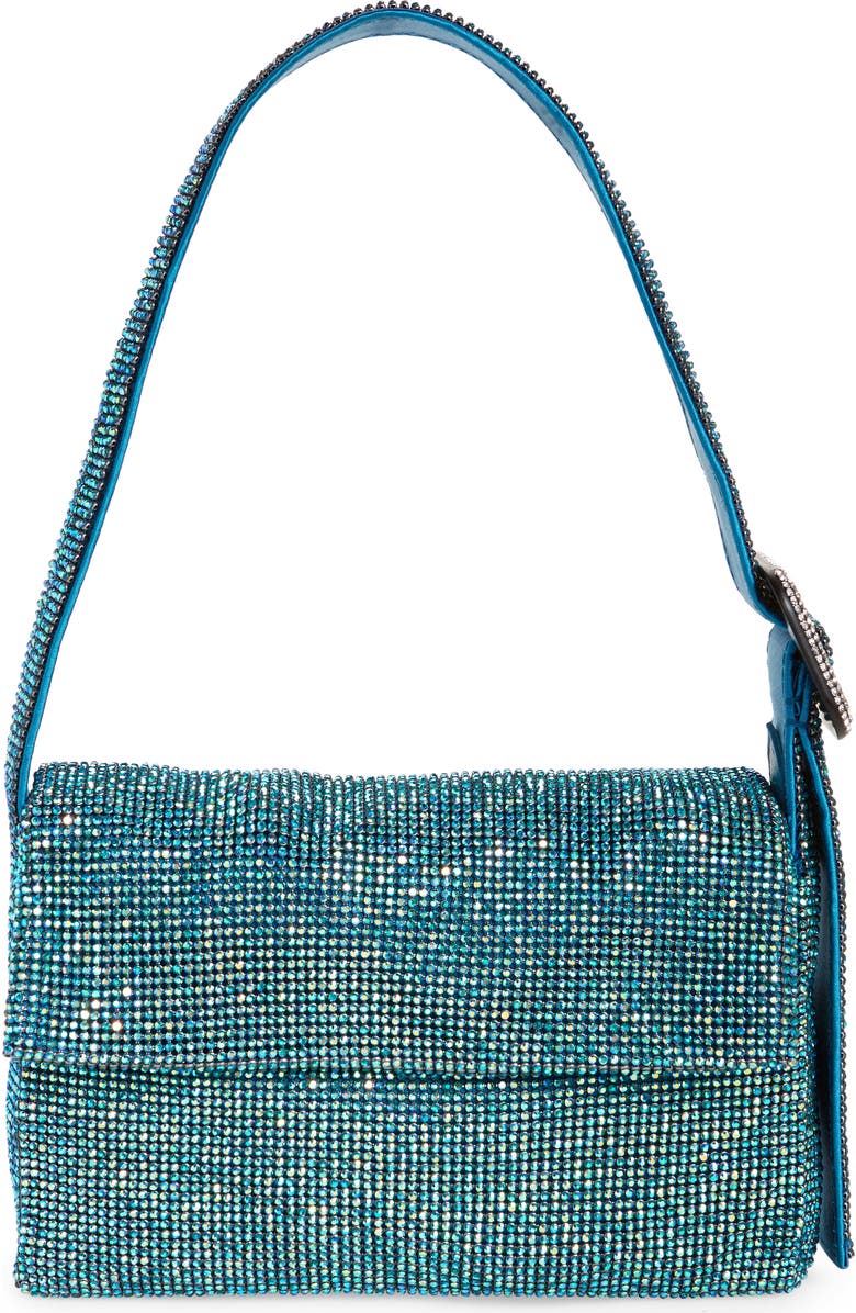 Benedetta Bruzziches Vitty La Mignon Crystal Mesh Shoulder Bag, Main, color,
