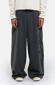 JADED LONDON Goliath Gothic Pinstripe Oversize Pants