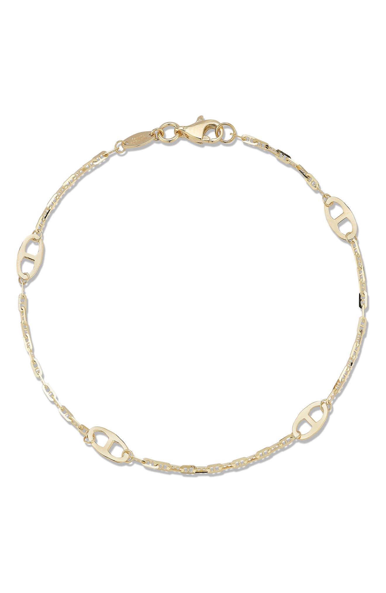 Ember Fine Jewelry 14K Gold Mariner Chain Bracelet
