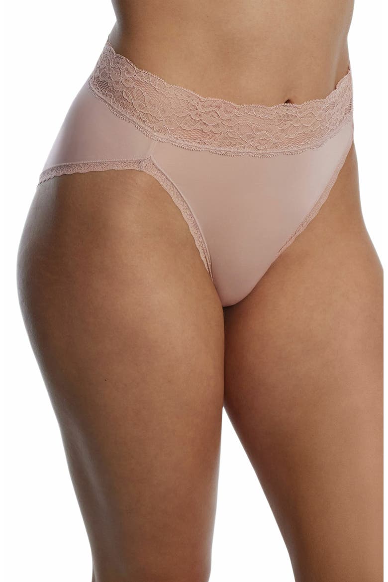 Goddess Lace Trim French Cut Brief, Alternate, color, ROMANCE