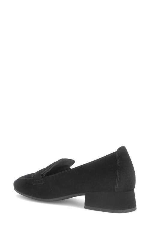 Gabor Penny Loafer In Black