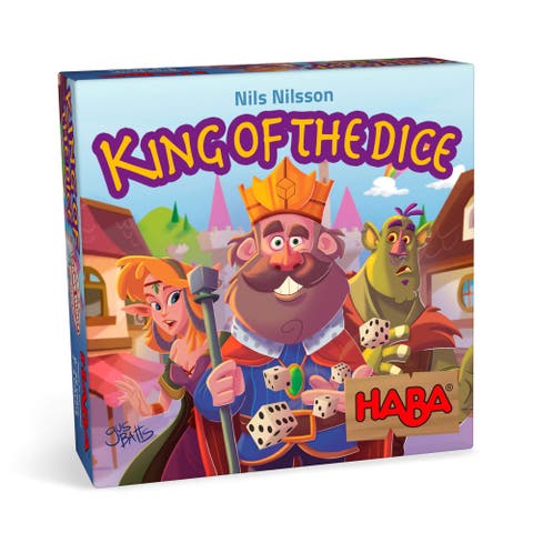 King of The Dice - A Tricky Skill and Luck Dice Board Game, Perfect for Family Games and Kid Games for Ages 8 Years and Up (Made in Germany)