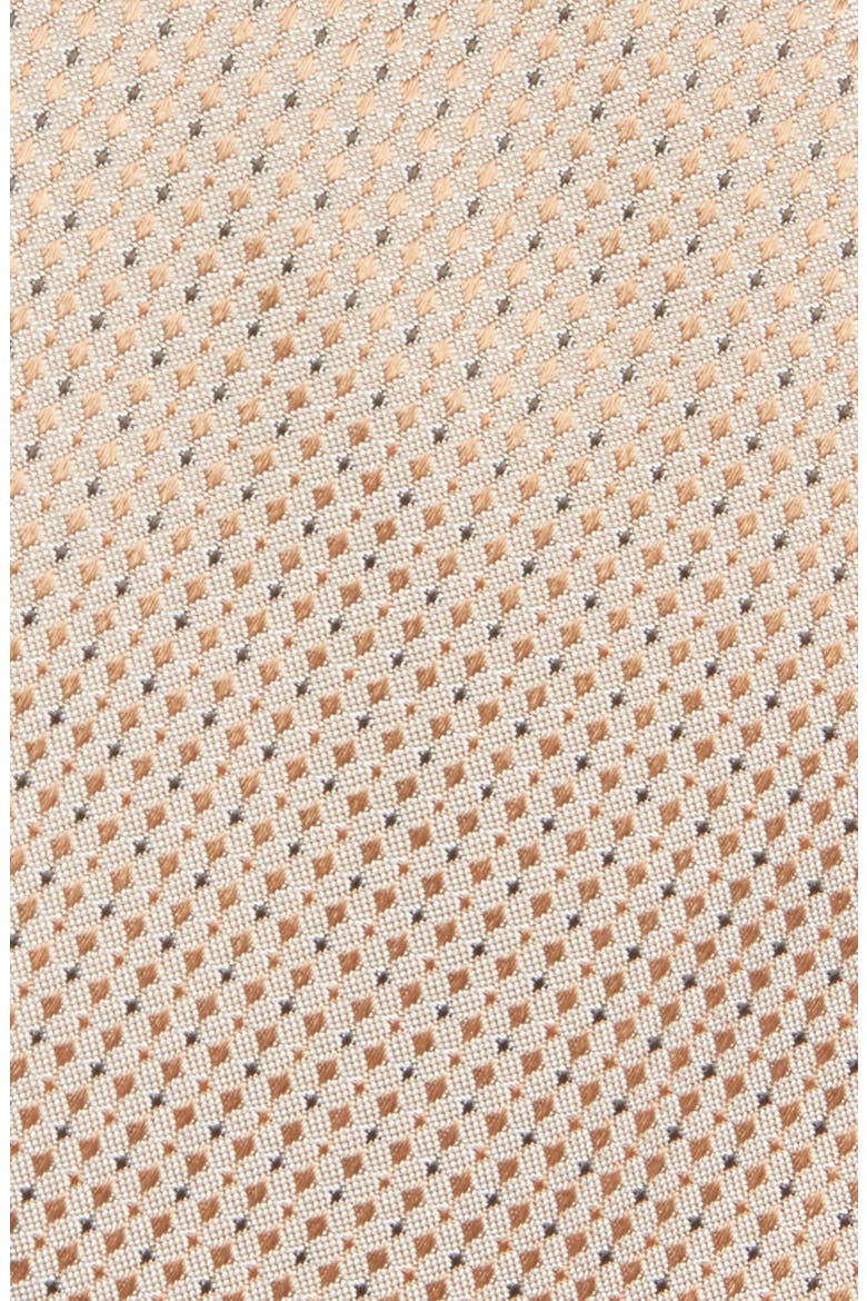 Silk Blend Jacquard Tie, Alternate, color, OPEN WHITE