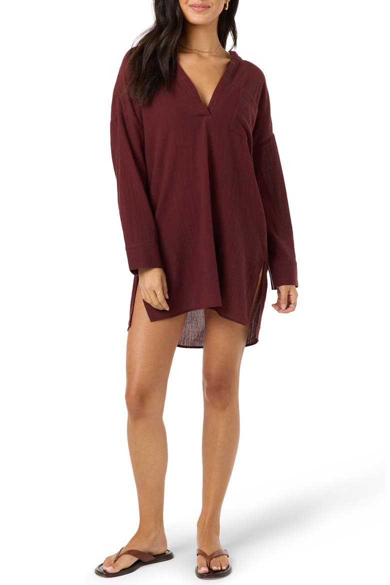 Belizin Cover-Up, Alternate, color, CHOCOLATE