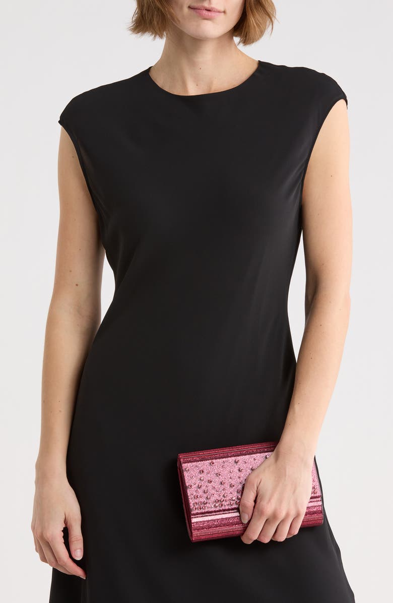 Kurt Geiger London Disco Crystals Acrylic Clutch, Alternate, color, Pink