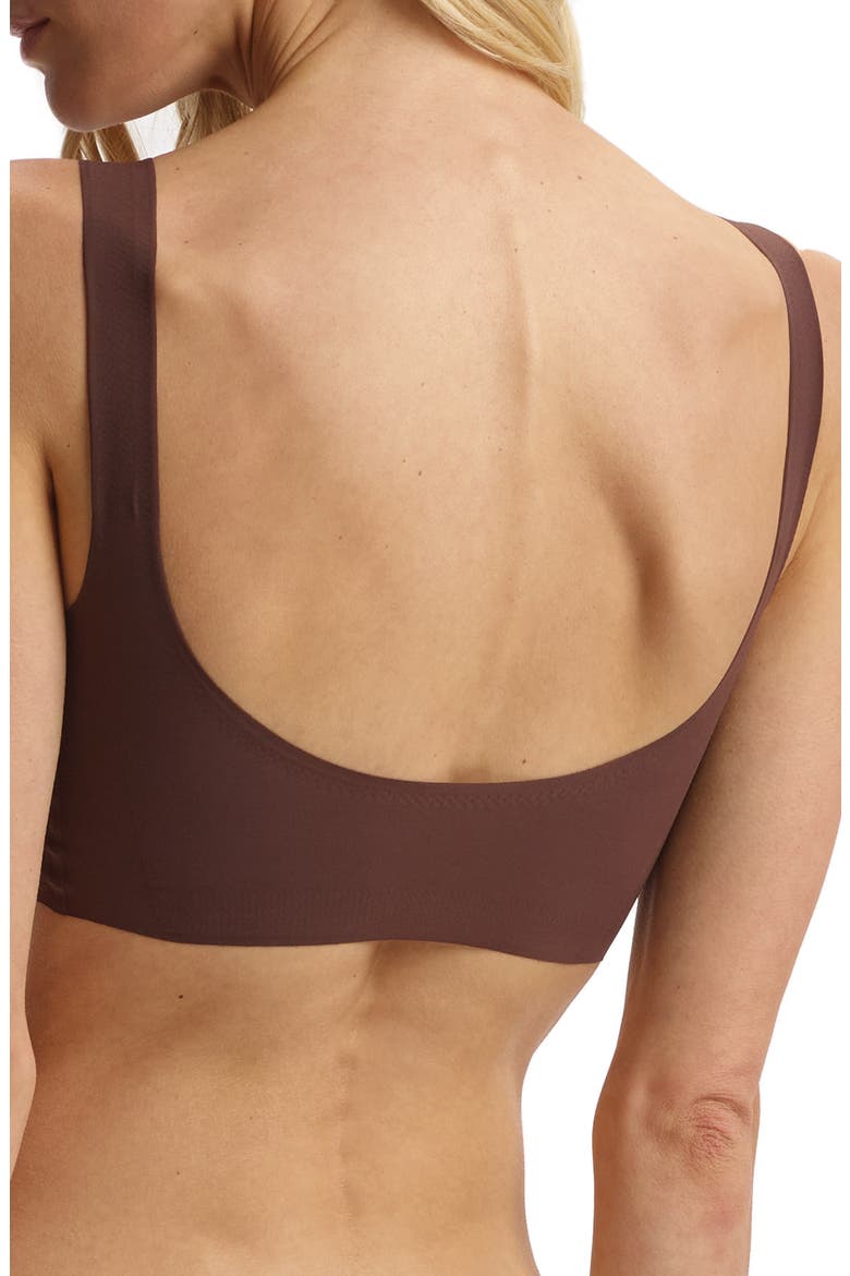 Classic Comfy Scoop Neck Bralette, Alternate, color, MOCHA