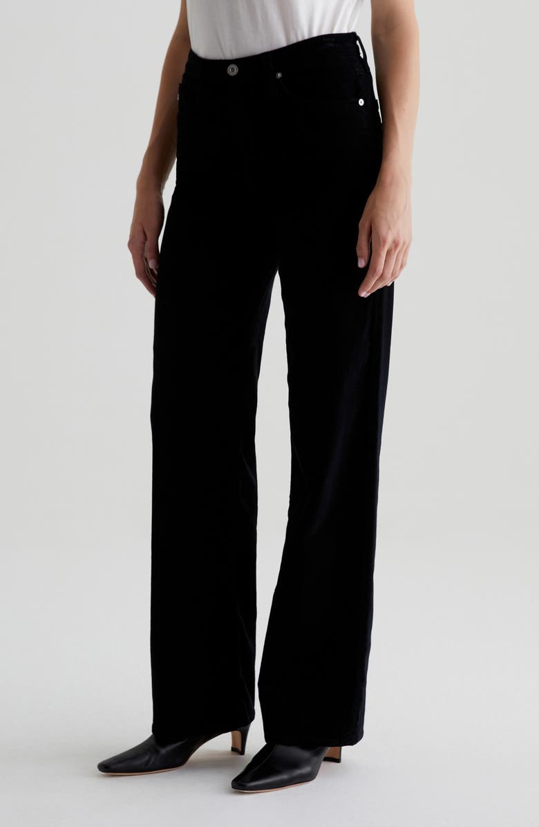 AG Kora High Waist Wide Leg Corduroy Jeans, Alternate, color, 