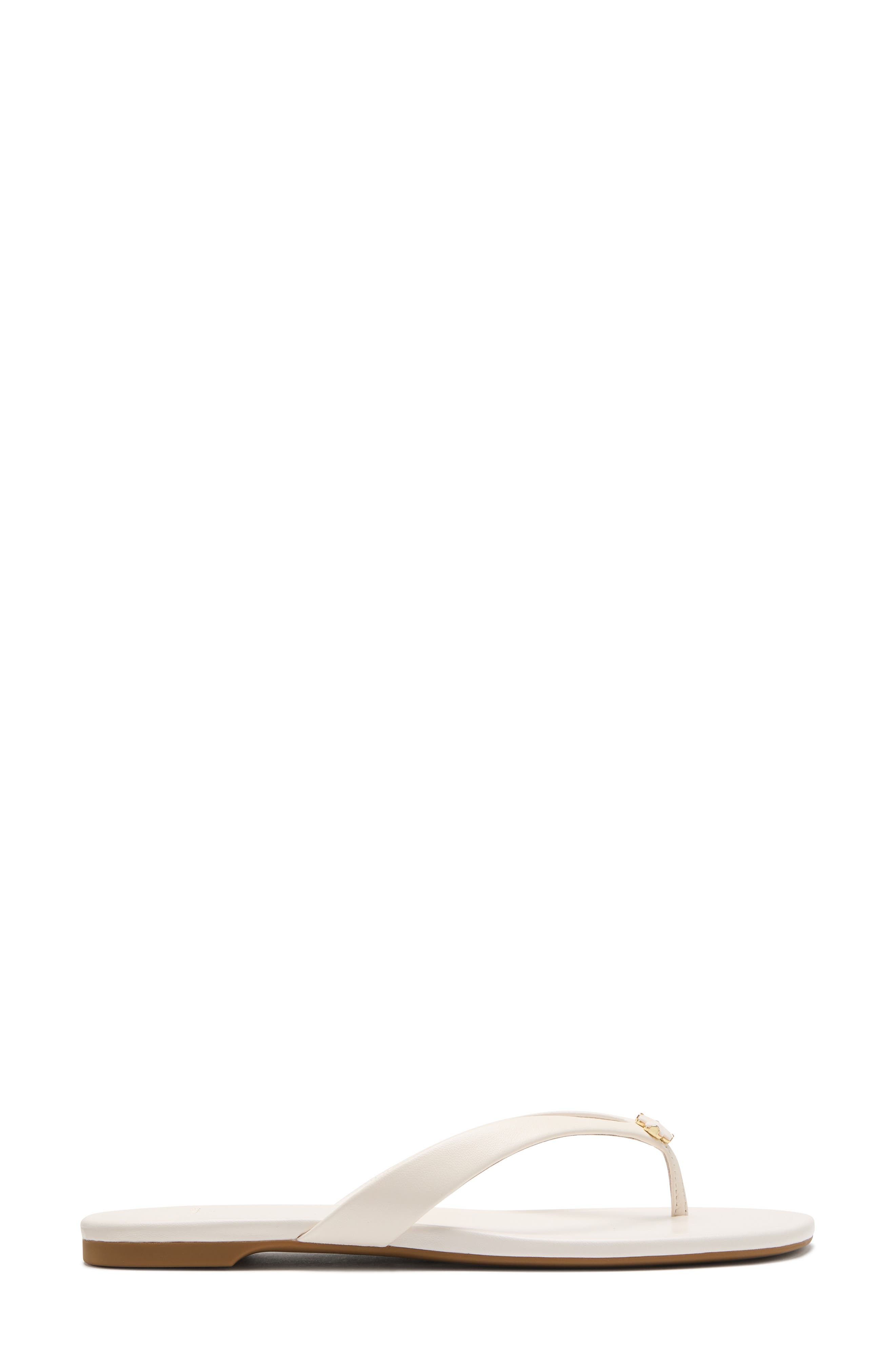Kate Spade New York Flower Flip Flop, Alternate, color, Cream