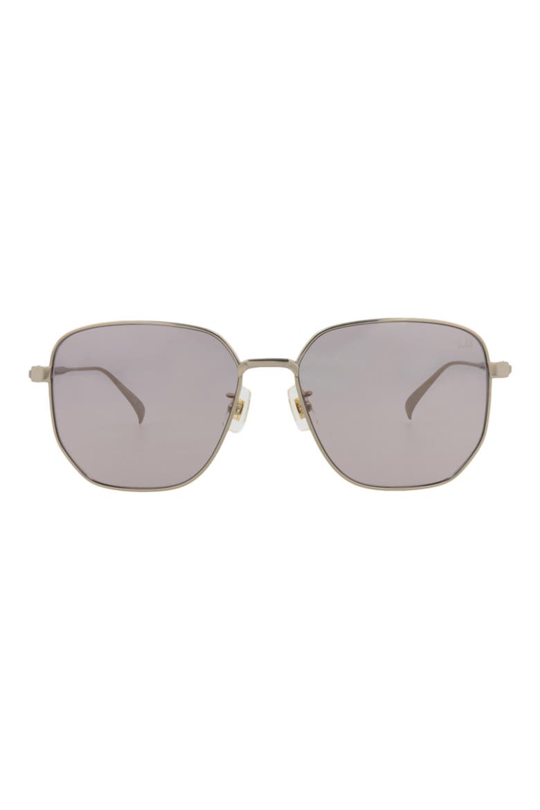 59mm Square Sunglasses, Main, color, GOLD GOLD VIOLET