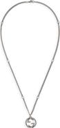Gucci Interlocking GG Sterling Silver Necklace