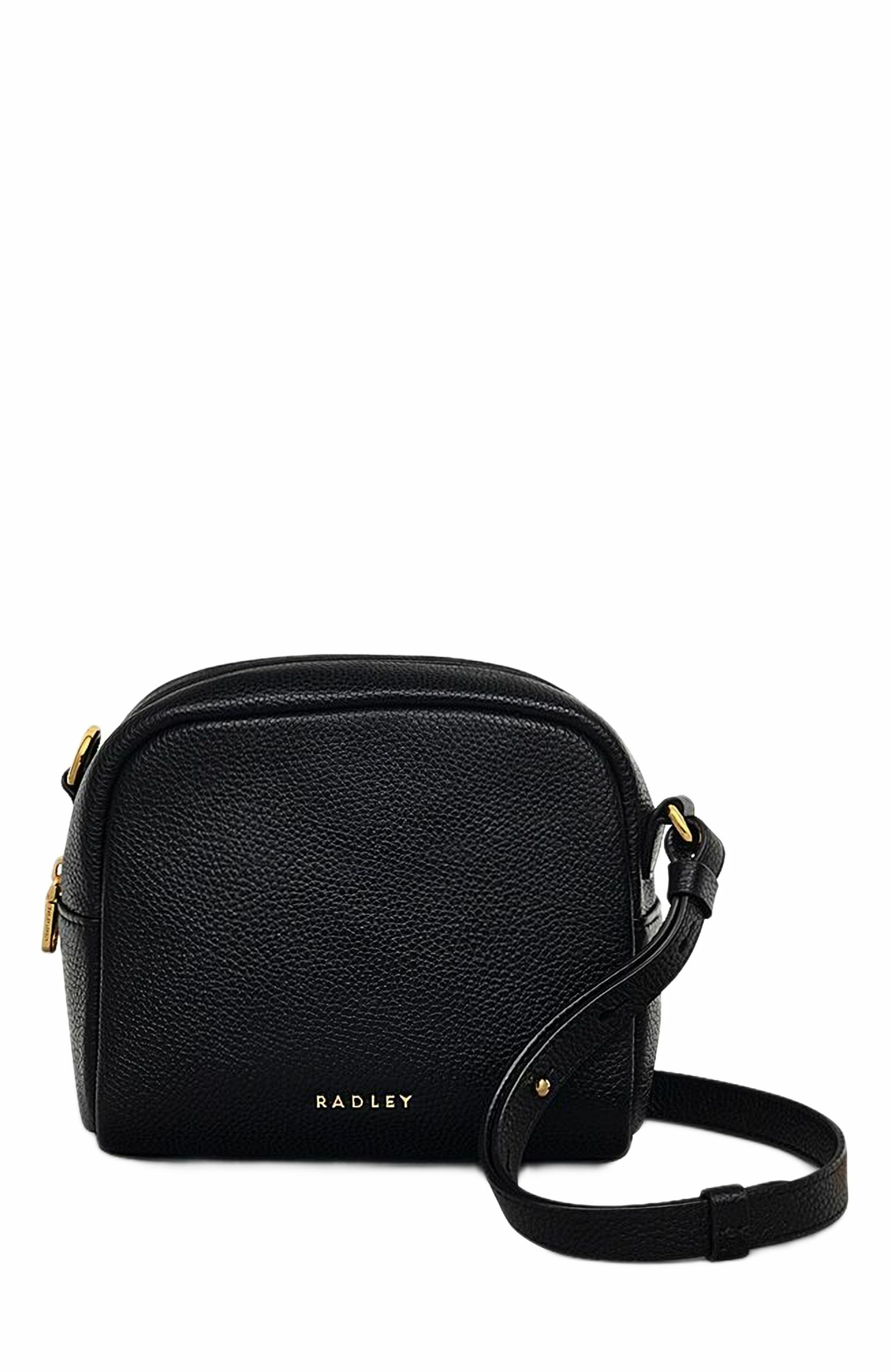 Radley The Daily Small Zip Around Crossbody Bag, Main, color, Black