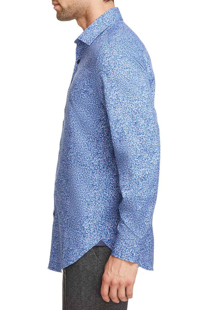 W.R.K Slim Fit Floral Print Performance Dress Shirt, Alternate, color, 