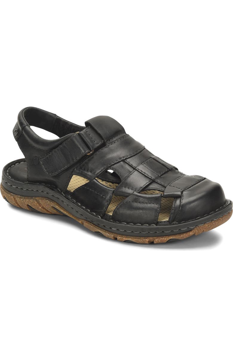 Børn Cabot III Sandal, Main, color, Black