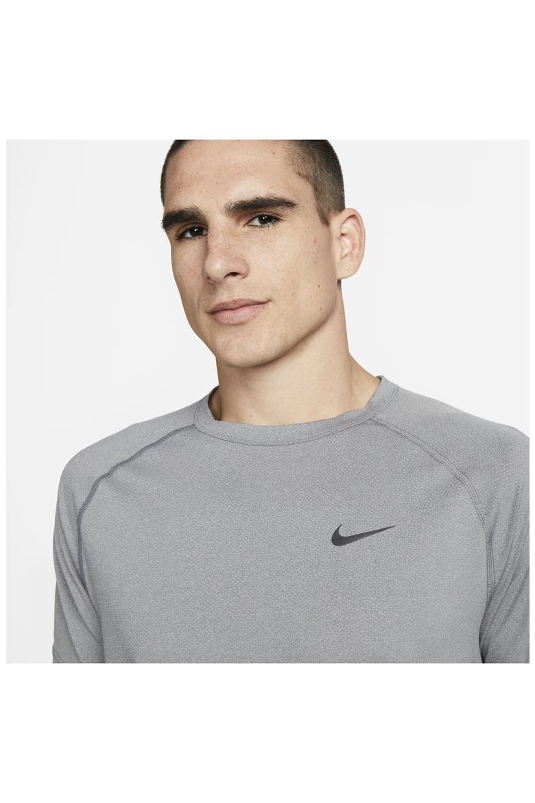 Dri-FIT Ready Training T-Shirt, Alternate, color, 084 SMOKE GREY/HEATHER/BLACK
