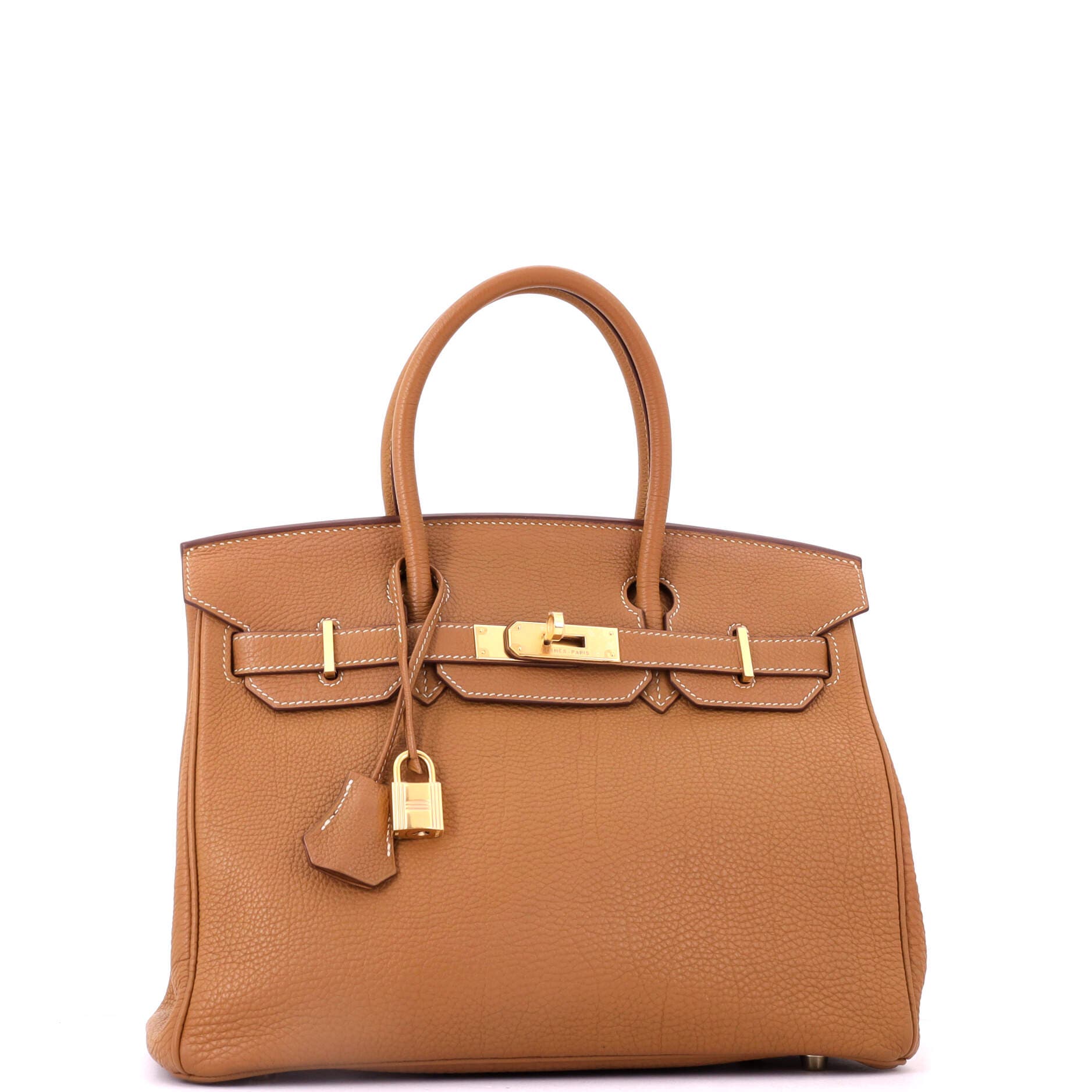 Birkin Handbag Brown Togo with Gold Hardware 30, Alternate, color, Metallic Gold