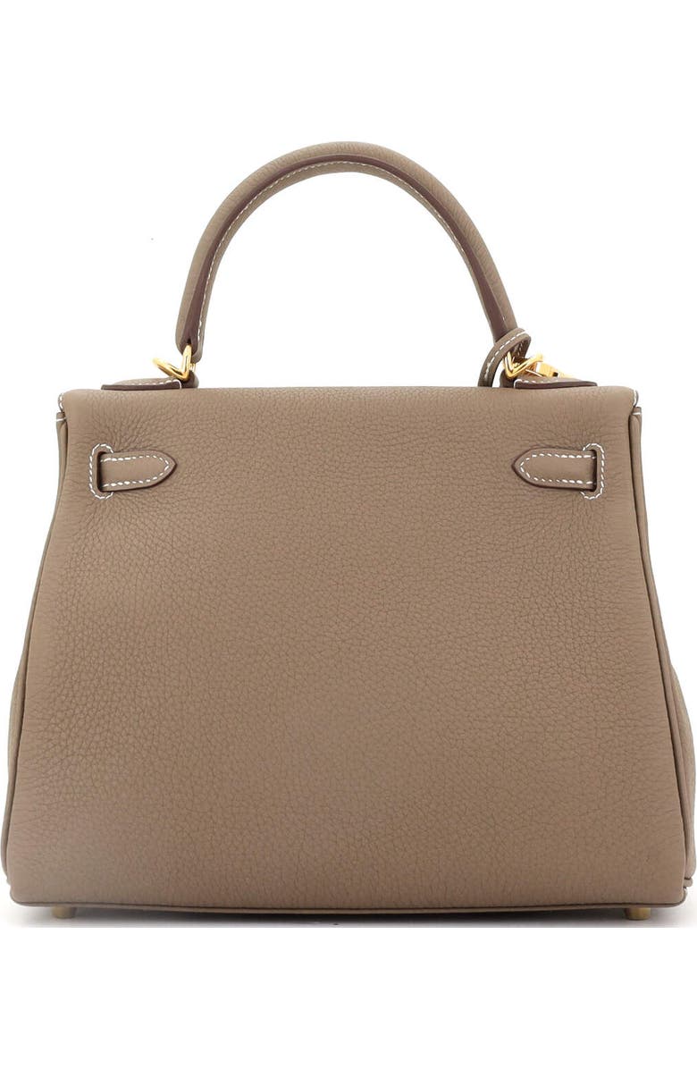 Pre-Owned Hermes Kelly Handbag Grey Togo with Gold Hardware 25, Alternate, color, Etoupe