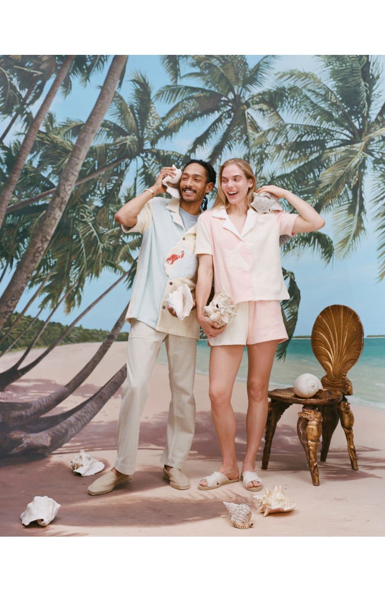 Tombolo 'Hermit Crabana' Cabana, Alternate, color, Pale Blue/Beige