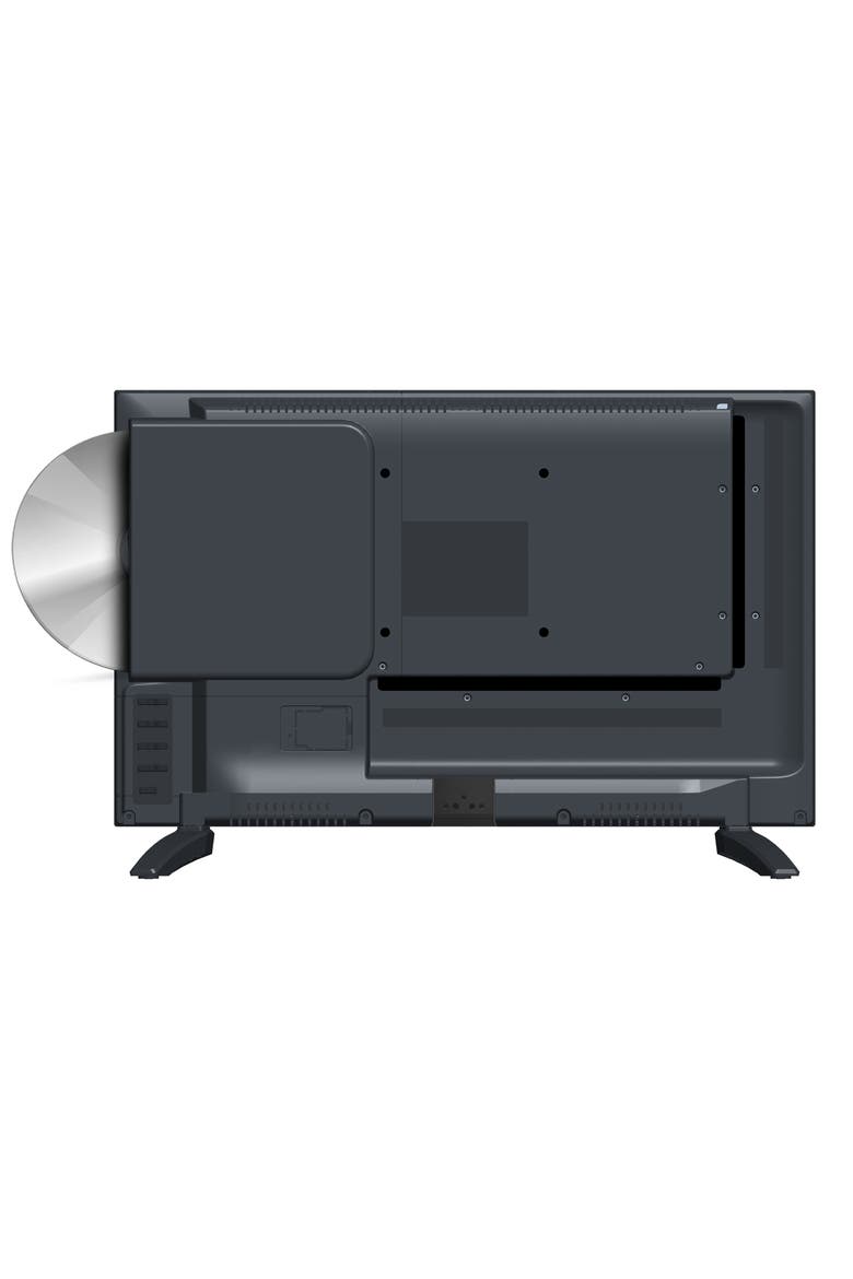 19 Inch Vidaa LED Smart TV with DVD Player, Alternate, color, Black