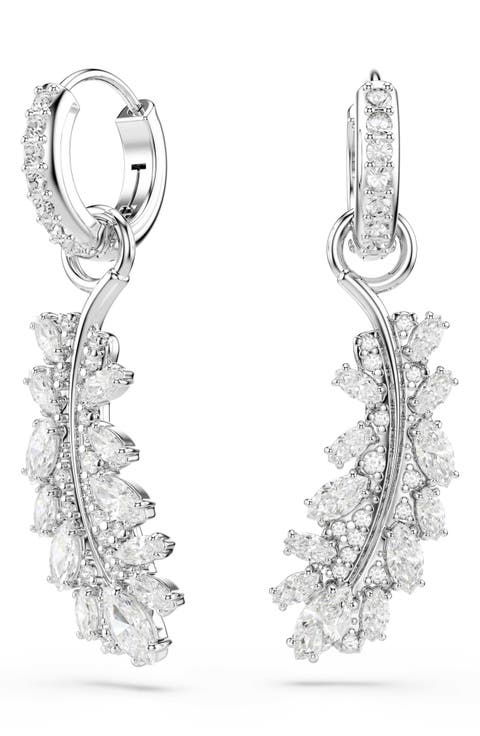 Vienna Feather Drop Earrings