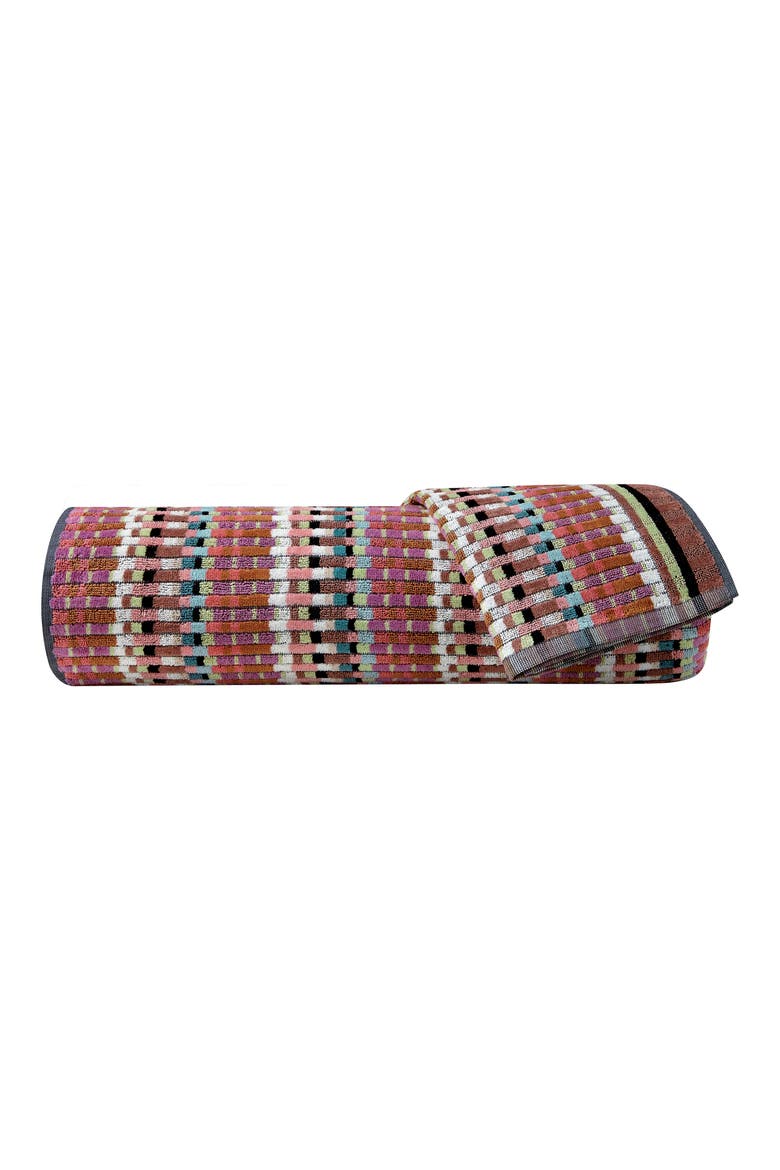 Missoni Walbert Bath Towel, Main, color, MULTI PINK