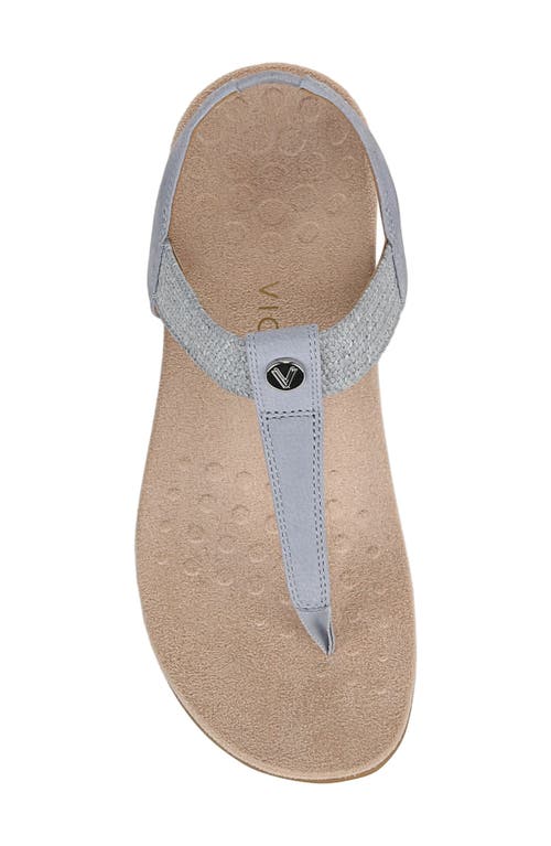 Vionic Brea T-strap Sandal In Blue Mist