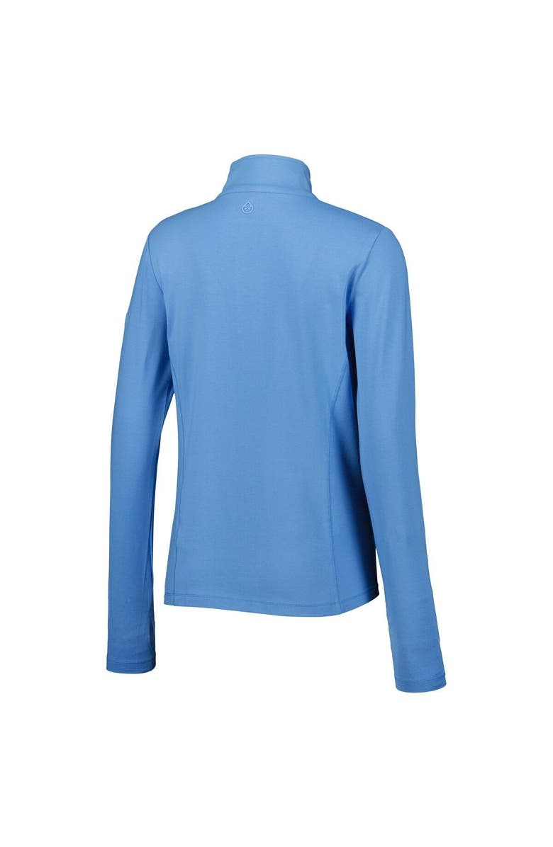 tasc Performance Women's tasc Performance Light Blue Presidents Cup Recess Tri-Blend Quarter-Zip Jacket, Alternate, color, 
