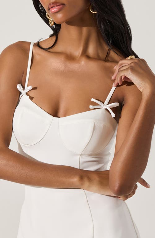 ASTR ASTR THE LABEL BOW DETAIL MINIDRESS
