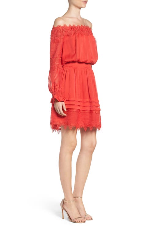 Off the Shoulder Lace Dress