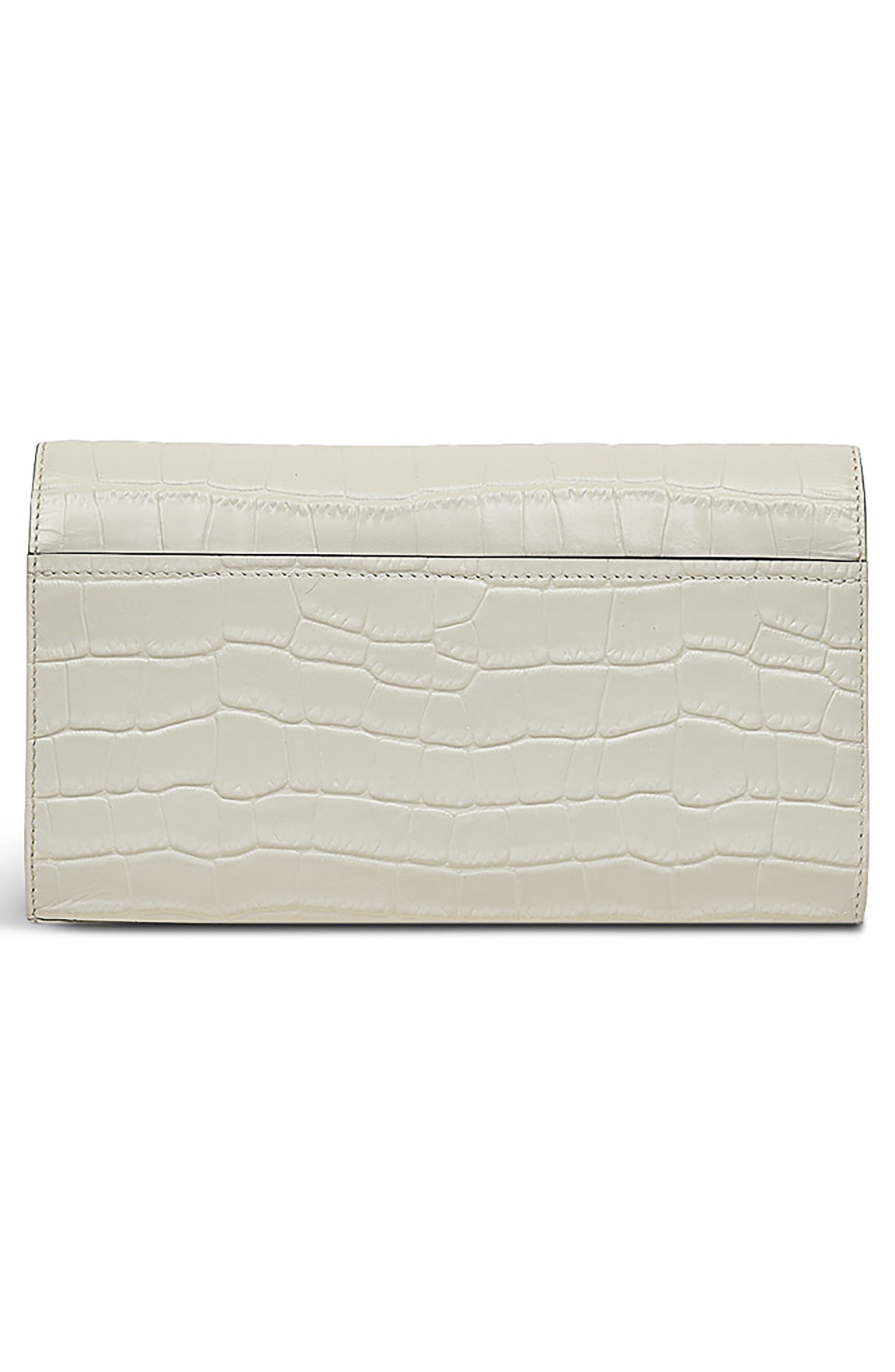 Radley Chancery Row Mini Croc Embossed Leather Crossbody Bag, Alternate, color, 
