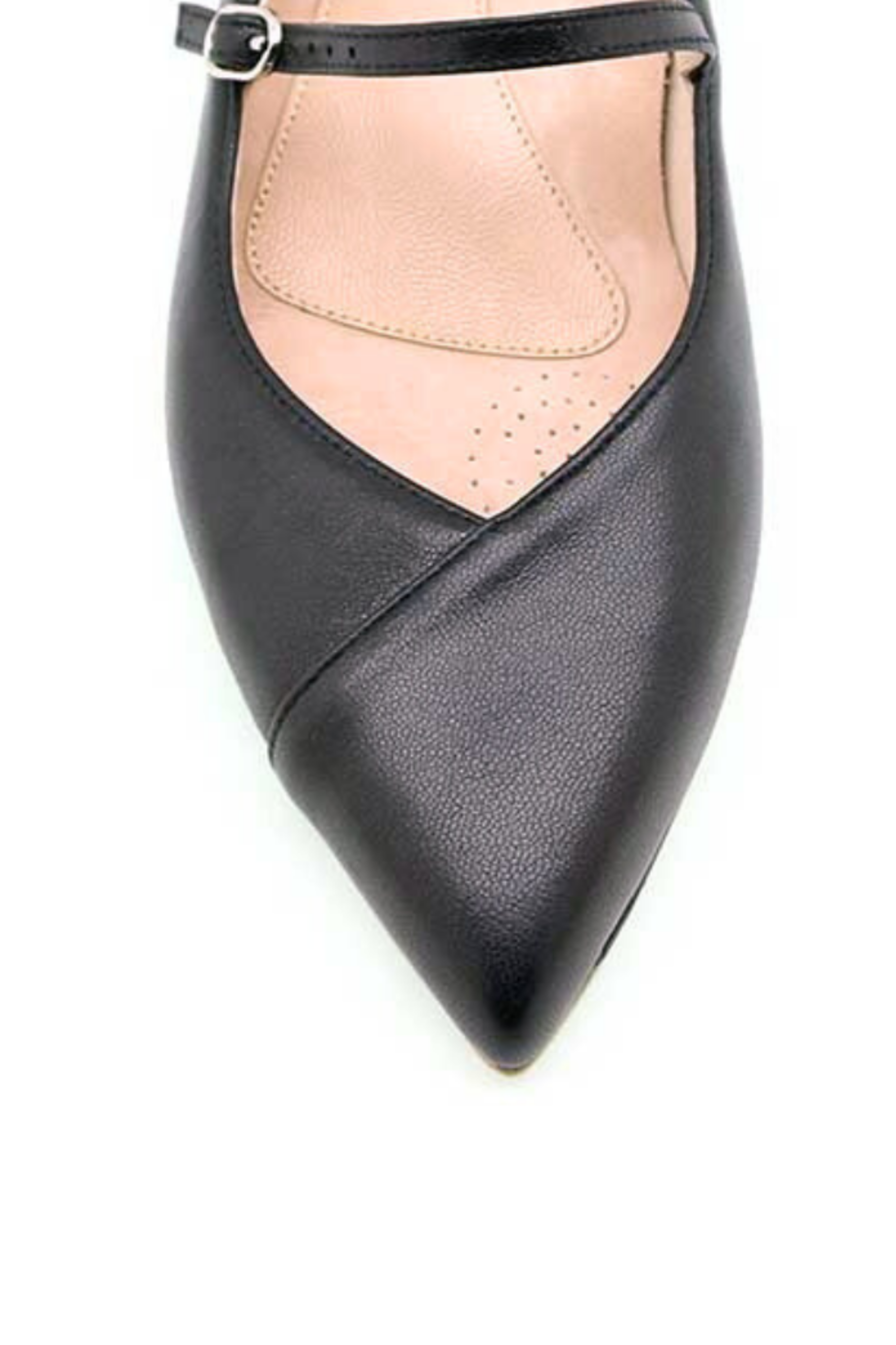 ALLY Shoes Mary Jane Forever Flat, Alternate, color, Black Leather