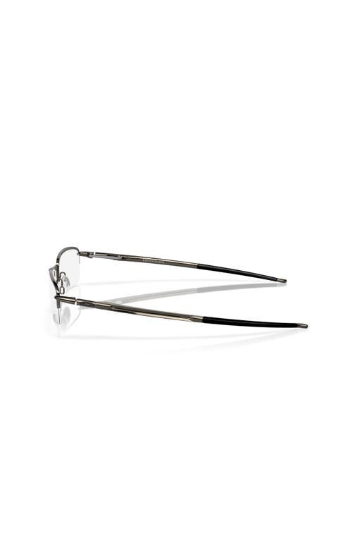 Oakley 54mm Rectangle Optical Glasses In Gray