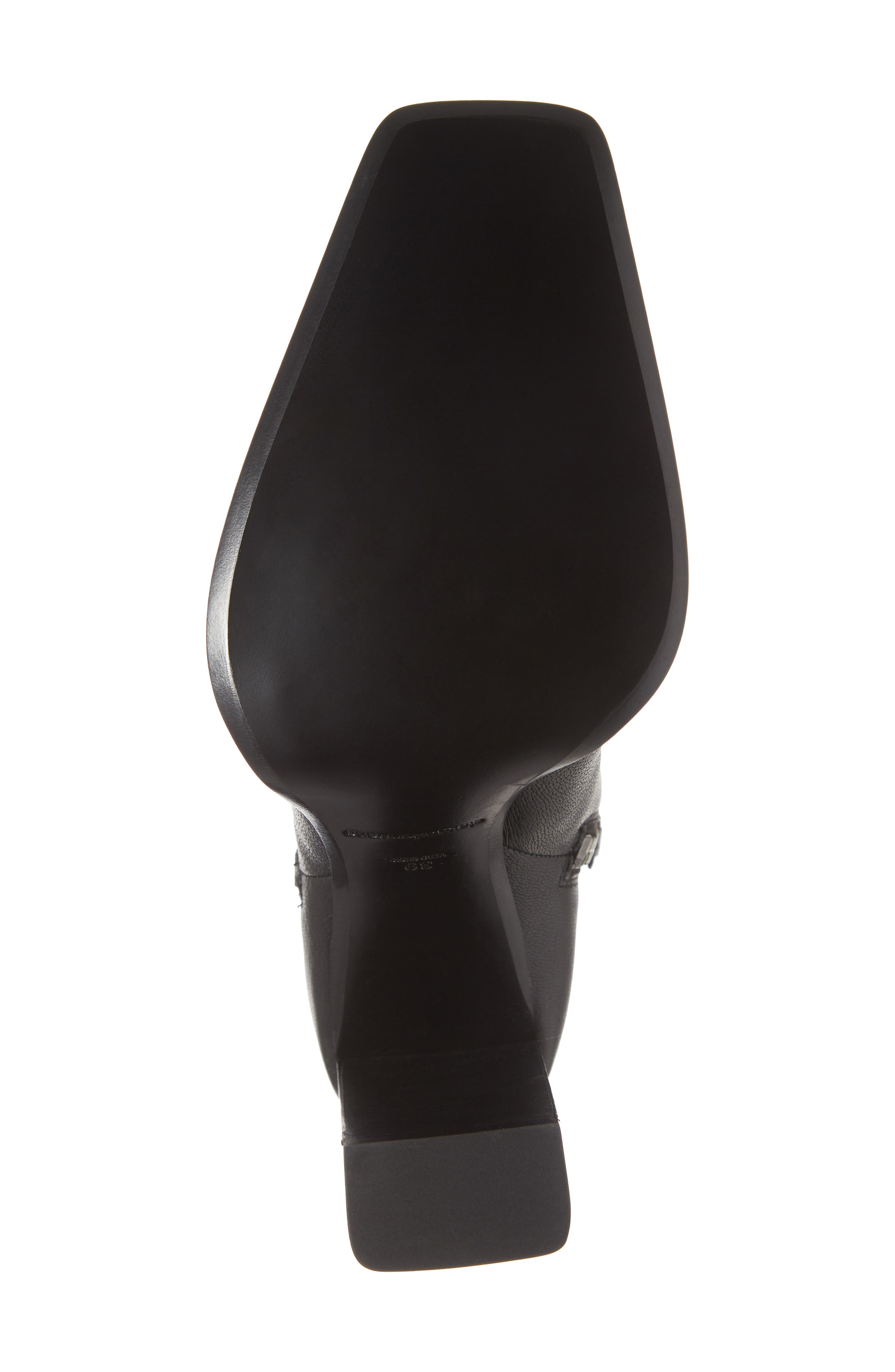 Lane Square Toe Boot, Alternate, color, BLACK