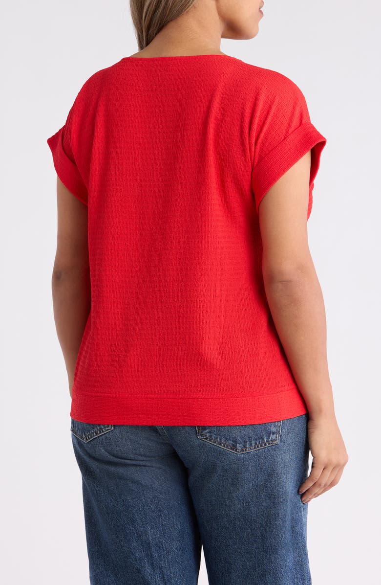 Jones New York Texture Dolman Top, Alternate, color, Rouge