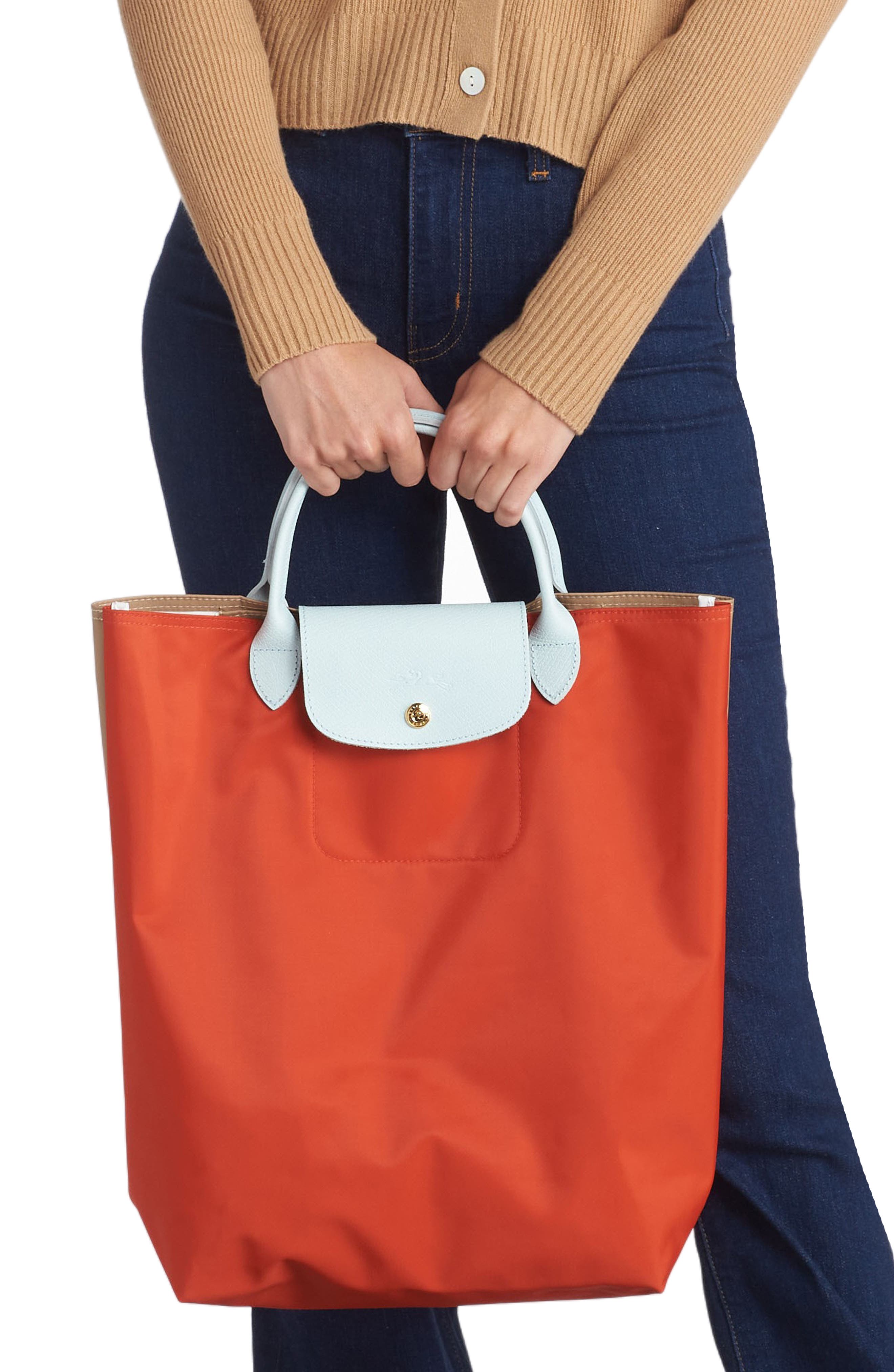 Longchamp Le Pliage Replay North/South Top Handle Tote, Alternate, color, 
