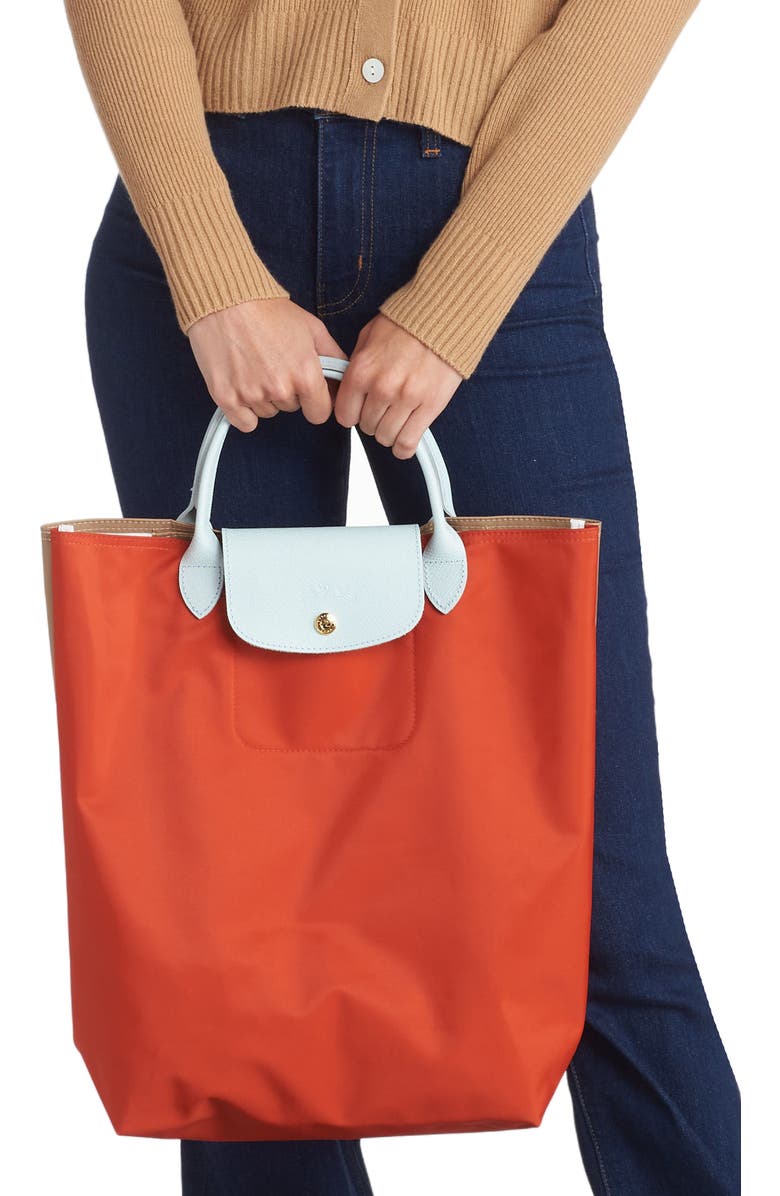 Longchamp Le Pliage Replay North/South Top Handle Tote, Alternate, color,