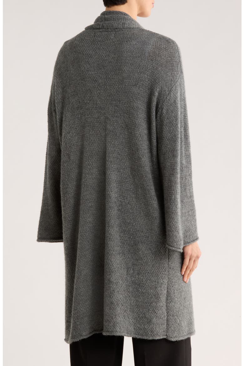 Open Front Sweater Cardigan, Alternate, color, CHARCOAL