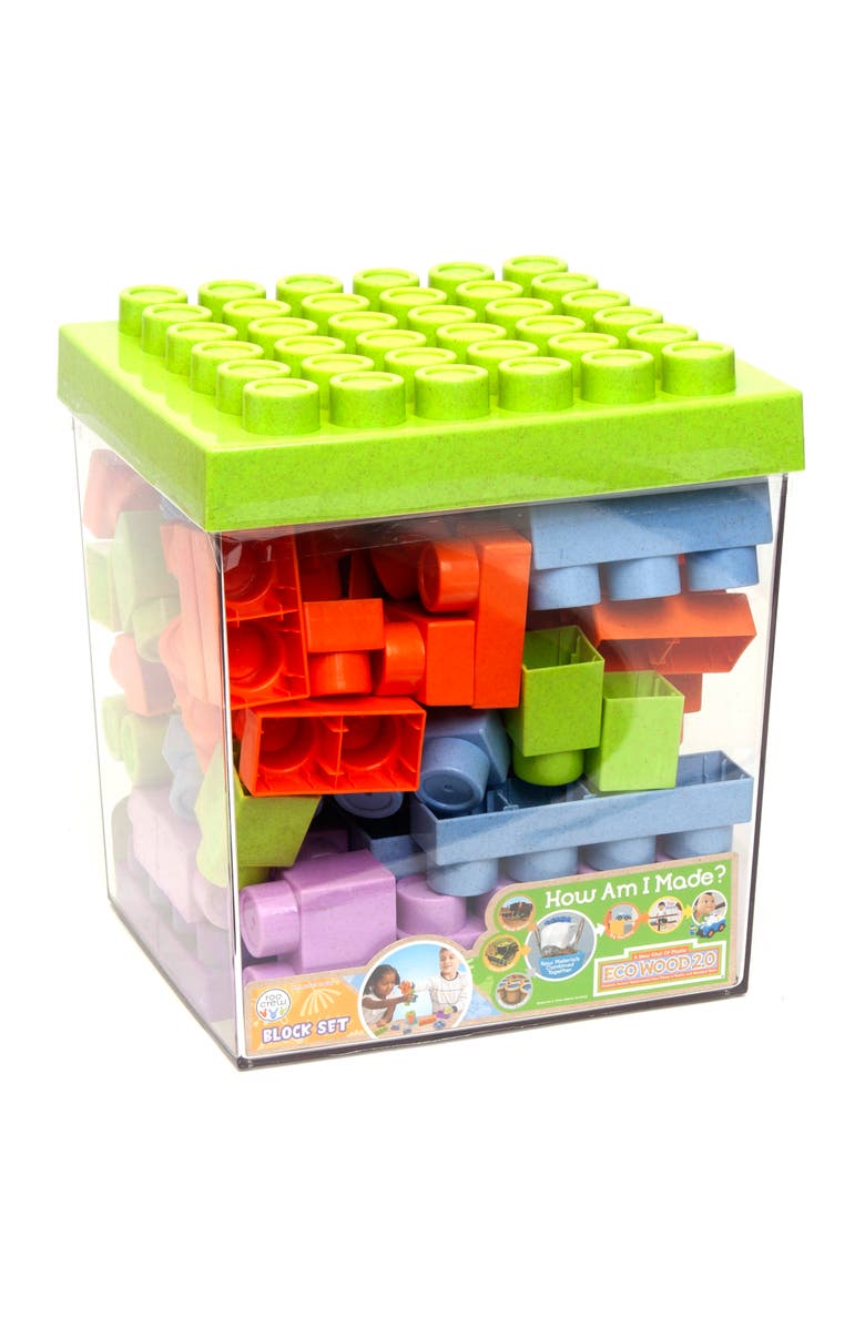 Roo Crew Block Set 75 Pieces Building Activity Set, Main, color, Multicolored