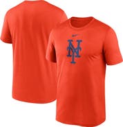 Nike Men's Nike  Orange New York Mets Legend Fuse Large Logo Performance T-Shirt