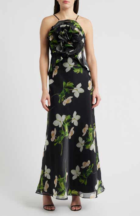 Floral Organza Gown