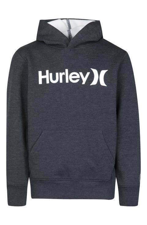 Heat Fleece Logo Hoodie (Big Boy)