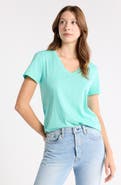 1901 V-Neck Cotton T-Shirt