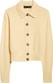 Proenza Schouler Rocia Cashmere Crop Cardigan